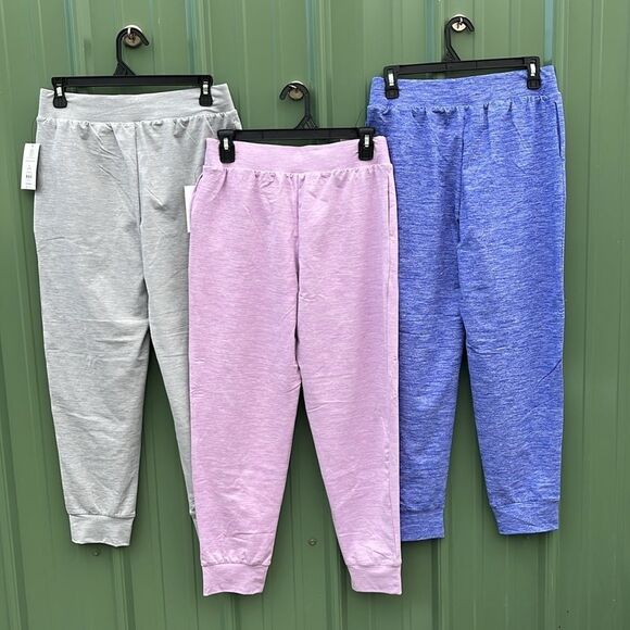 Girls Active Soft Comfy Jogger Pants 3-Pack Size XL - Picture 2 of 11